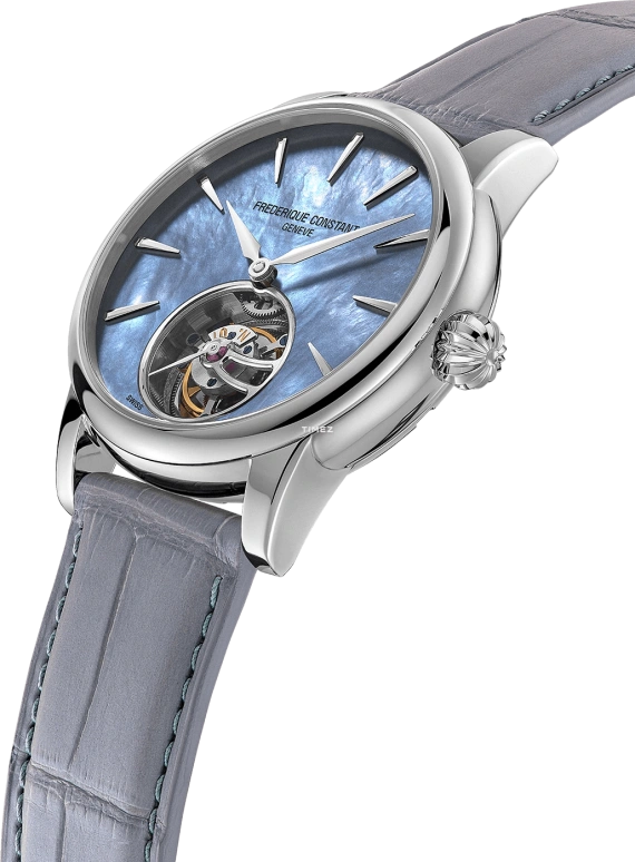 Frederique Constant,Classics 39mm,39mm,White Gold,Blue,Automatic,Tourbillon,38hours,FC,FC-980MPBL3H8