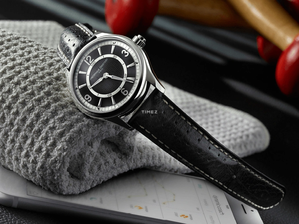 Frederique Constant,Horological Smartwatch 42mm,42mm,Stainless Steel,Luminous,White,Silver,Blue,In-house Caliber,Sapphire,Crystal Glass,Round,FC,FC-282AN5B6