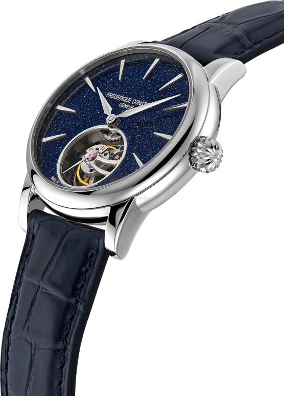 Frederique Constant,Manufacture 39mm,39mm,White Gold,Blue,Automatic,Tourbillon,38hours,FC,FC-980AV3H8