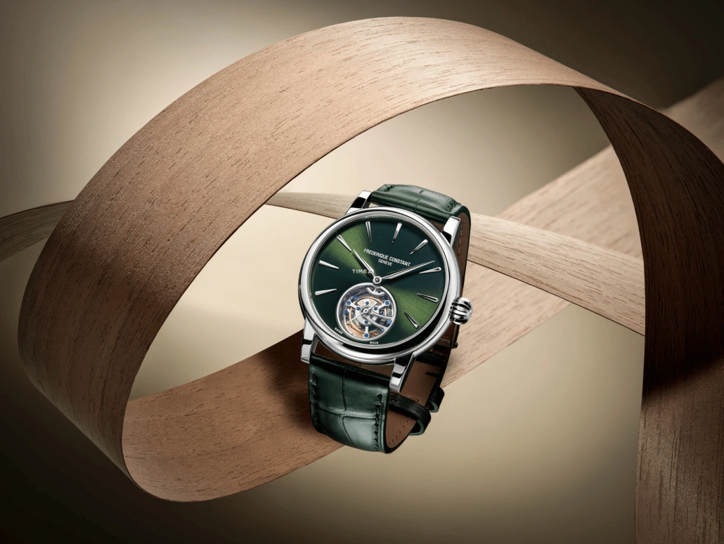 Frederique Constant,Classics 39mm,39mm,Stainless Steel,Green,Automatic,Tourbillon,38hours,FC,FC-980GR3H6
