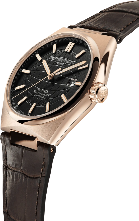 Frederique Constant,Other 41mm,41mm,Stainless Steel,Black,Automatic,38hours,In-house Caliber,FC,FC-303B4NH4