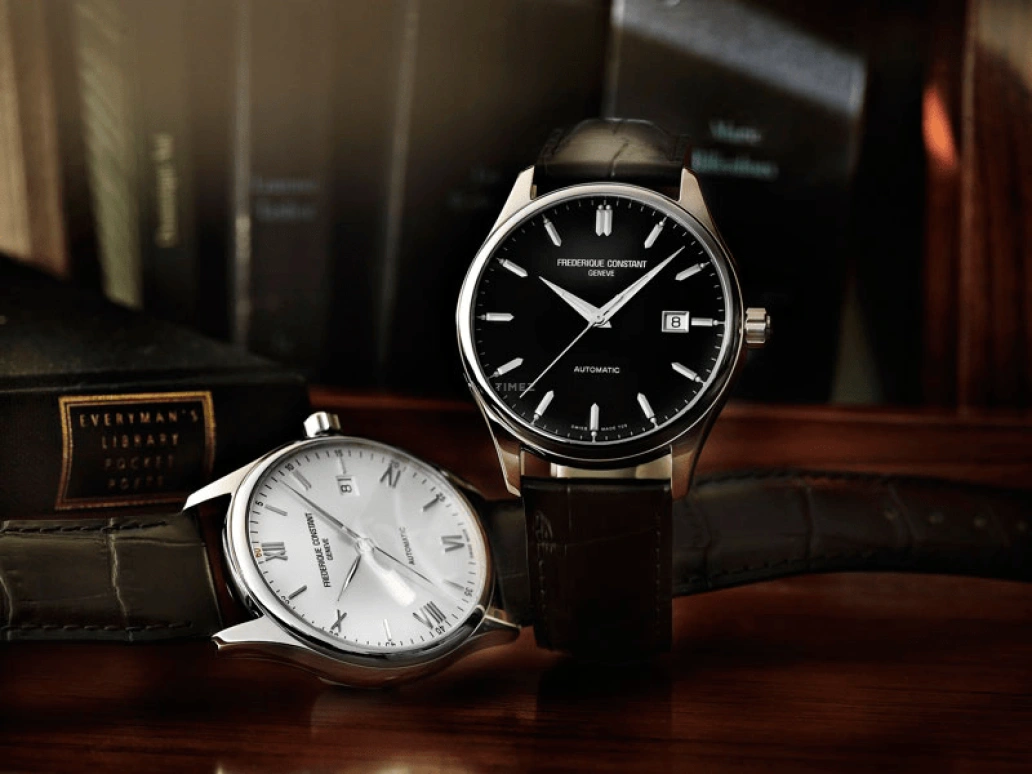 Frederique Constant,Classics 43mm,43mm,Stainless Steel,Coffee,Brown,Automatic,38hours,In-house Caliber,FC,FC-303C6B4