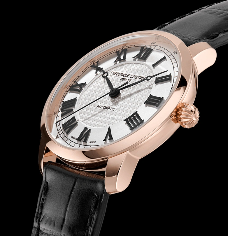 Frederique Constant,Classics 38.50mm,38.50mm,Stainless Steel,White,Automatic,Sapphire,Crystal Glass,Round,FC,FC-301SWR3B4