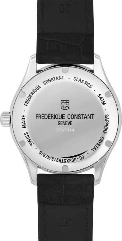 Frederique Constant,Classics 40mm,40mm,Stainless Steel,Black,Automatic,38hours,In-house Caliber,FC,FC-303NB5B6