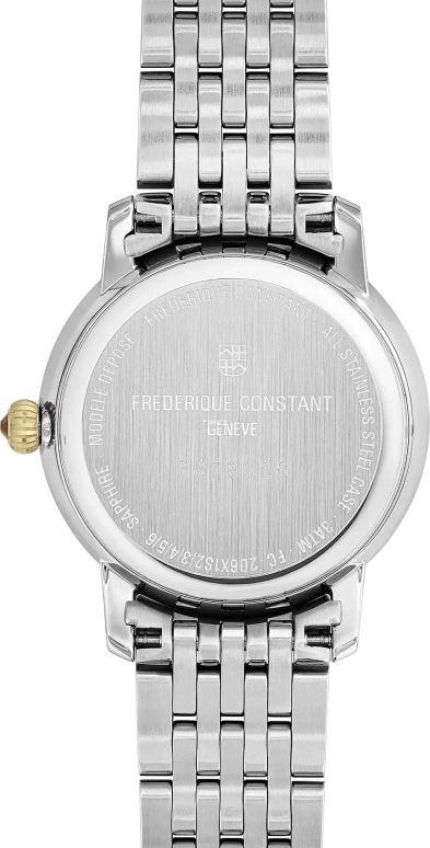 Frederique Constant,Classics 30mm,30mm,Stainless Steel,Blue,Quartz,Moonphase,Sapphire,Crystal Glass,FC,FC-206MPND1S3B