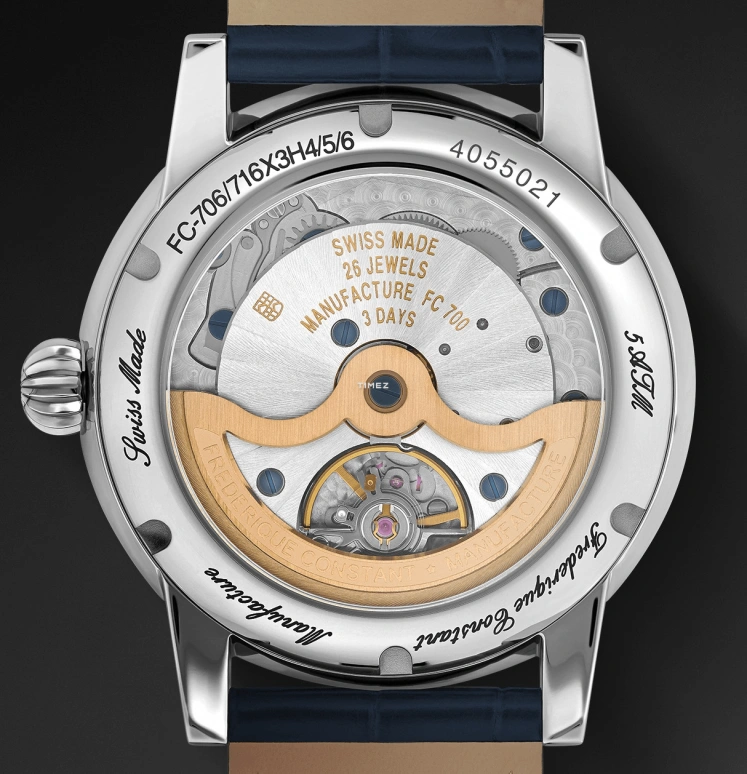 Frederique Constant,Manufacture 40mm,40mm,Stainless Steel,White,Automatic,Day,Round,FC,FC-706S3H6