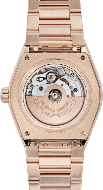 Frederique Constant,Ladies Automatic 34mm,34mm,Stainless Steel,Silver,Automatic,Round,Rose Gold,FC,FC-310MPWD2NH4B