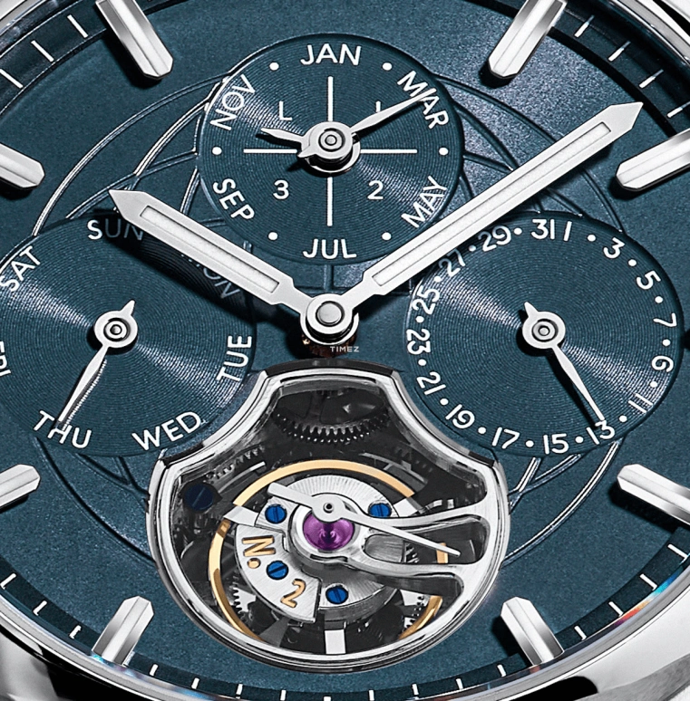 Frederique Constant,Highlife 41mm,41mm,Stainless Steel,Blue,Automatic,Perpetual Calendar,Leap Year,Month,Date,Sapphire,Crystal Glass,Round,FC,FC-975BL4NH6B