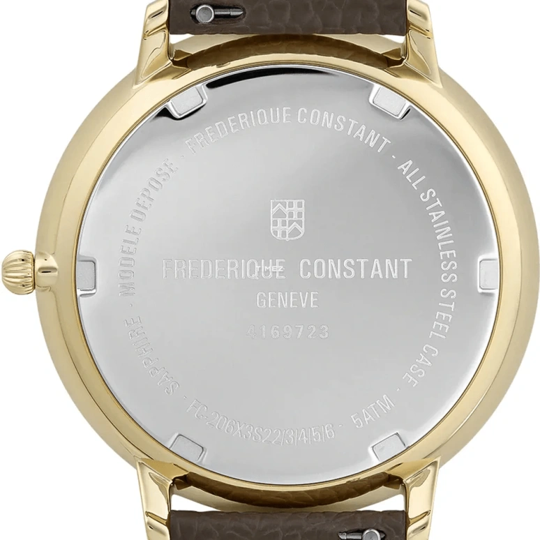 Frederique Constant,Classics 39mm,39mm,Stainless Steel,Silver,Quartz,Moonphase,In-house Caliber,FC,FC-206RS3S5