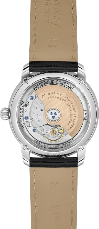 Frederique Constant,Classics 38.50mm,38.50mm,Stainless Steel,Black,Automatic,Sapphire,Crystal Glass,Round,FC,FC-301DGR3B6
