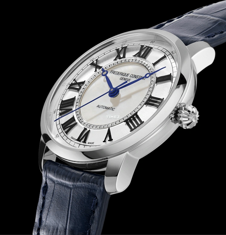 Frederique Constant,Classics 38.50mm,38.50mm,Stainless Steel,Silver,Automatic,Sapphire,Crystal Glass,Round,FC,FC-301MPWD3B6