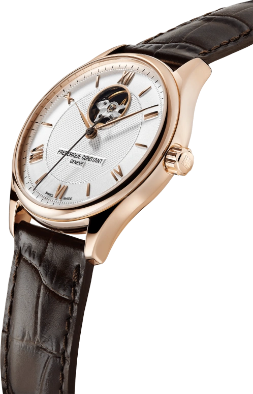 Frederique Constant,Classics 40mm,40mm,Stainless Steel,Rose,Silver,In-house Caliber,Sapphire,Crystal Glass,FC,FC-310MV5B4