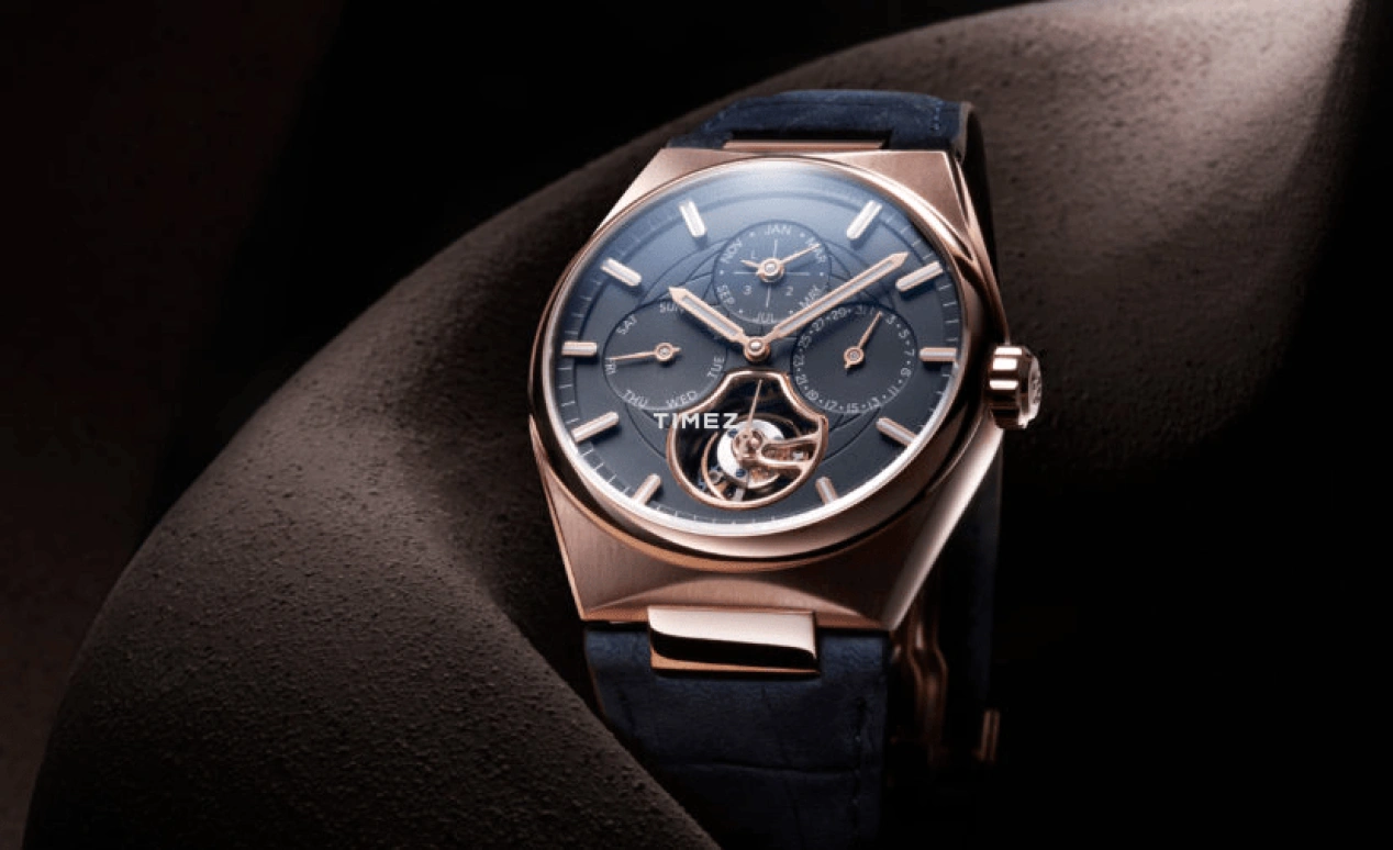 Frederique Constant,Other 41mm,41mm,Rose Gold,Blue,Automatic,Perpetual Calendar,Leap Year,Month,Date,Sapphire,Crystal Glass,Round,FC,FC-975BL4NH9
