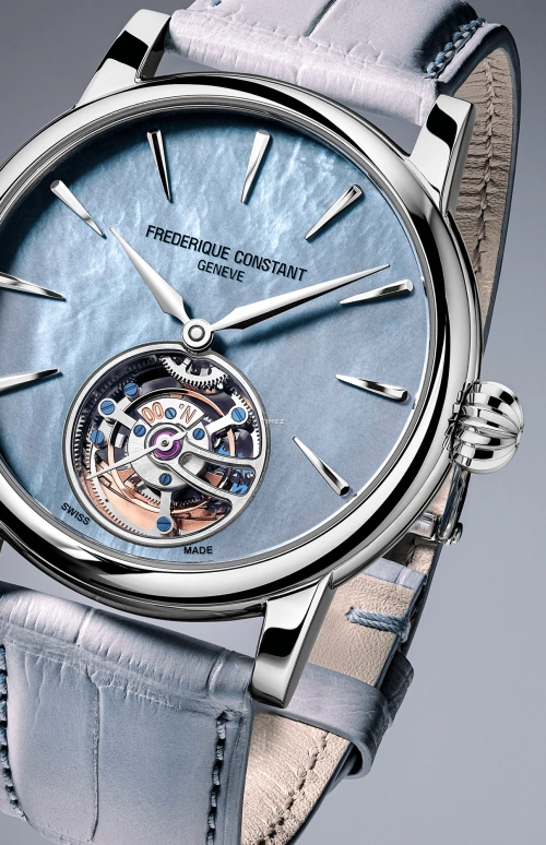 Frederique Constant,Classics 39mm,39mm,White Gold,Blue,Automatic,Tourbillon,38hours,FC,FC-980MPBL3H8