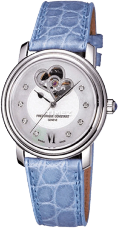 Frederique Constant,Ladies Automatic 34mm,34mm,Stainless Steel,Silver White,Automatic,In-house Caliber,Sapphire,Crystal Glass,FC,FC-310DHB2P6