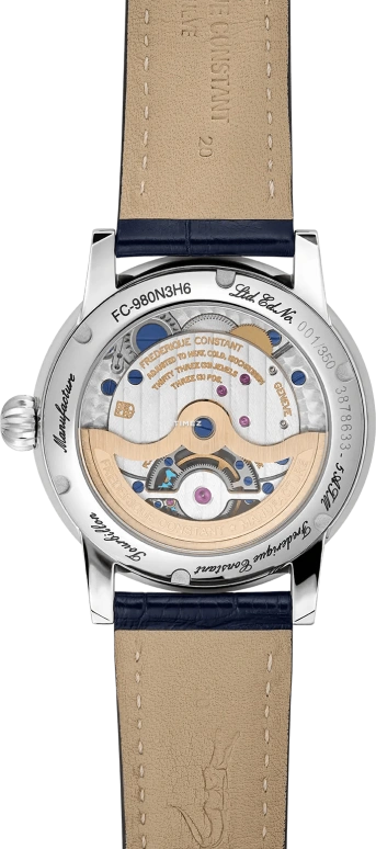 Frederique Constant,Classics 39mm,39mm,Stainless Steel,Blue,Automatic,Tourbillon,Sapphire,Crystal Glass,FC,FC-980N3H6