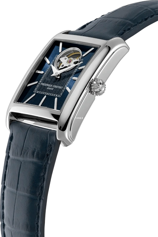 Frederique Constant,Classics 30.40x33.30mm,30.40x33.30mm,Stainless Steel,Blue,Automatic,Sapphire,Rectangular,FC,FC-311N4C6