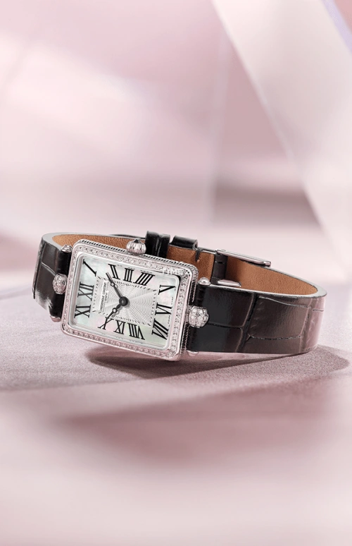 Frederique Constant,Classics 28x20.70mm,28x20.70mm,Stainless Steel,Silver,Quartz,Sapphire,Crystal Glass,Square,FC,FC-200MPW2ACD6