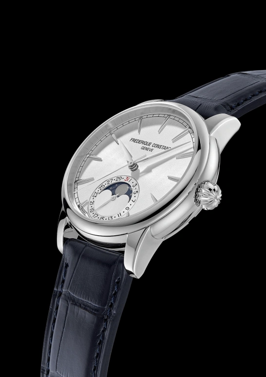 Frederique Constant,Manufacture 40mm,40mm,Stainless Steel,White,Automatic,Moonphase,Day,FC,FC-716S3H6