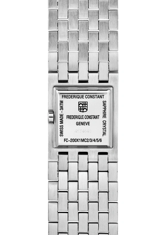 Frederique Constant,Classics 25.70x20mm,25.70x20mm,Stainless Steel,White,Quartz,In-house Caliber,Sapphire,FC,FC-200WR1MC6B