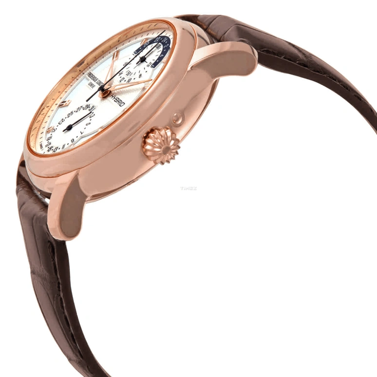 Frederique Constant,Manufacture 42mm,42mm,Stainless Steel,White,Automatic,Day,Dule Time,FC,FC-750V4H4