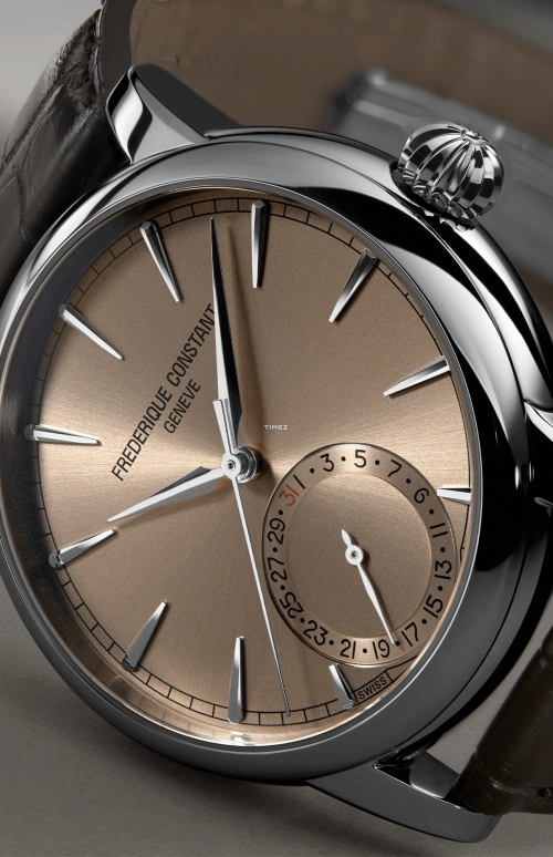 Frederique Constant,Manufacture 40mm,40mm,Stainless Steel,Brown,Automatic,Day,Round,FC,FC-706SAL3H6