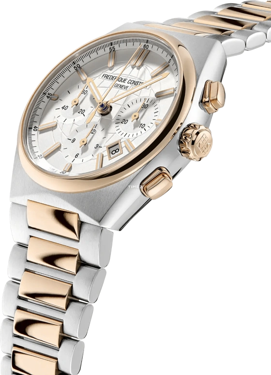 Frederique Constant,Other 41mm,41mm,Stainless Steel,Silver,Automatic,Chronograph,Day,FC,FC-391V4NH2B