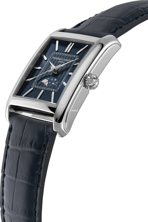 Frederique Constant,Classics 42.30mm,42.30mm,Stainless Steel,Blue,Automatic,Moonphase,38hours,FC,FC-333N4C6