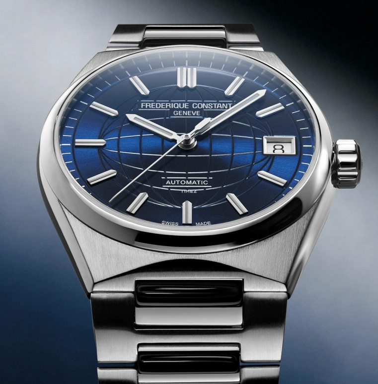 Frederique Constant,Highlife 34mm,34mm,Stainless Steel,Blue,Automatic,Day,38hours,FC,FC-303N2NH6B