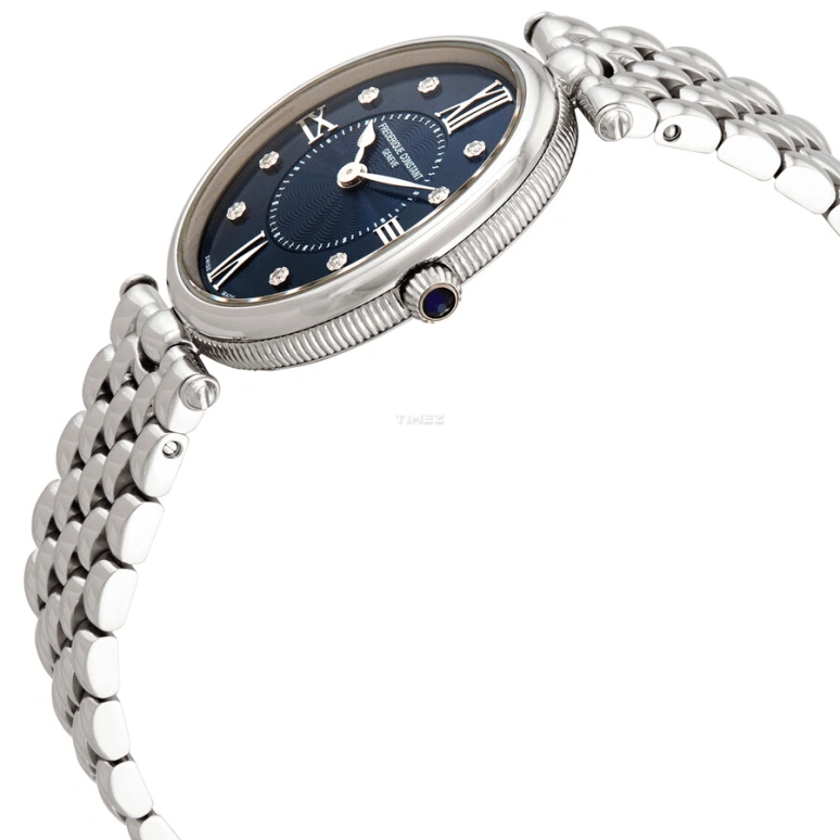 Frederique Constant,Classics 30x25mm,30x25mm,Stainless Steel,Blue,Quartz,In-house Caliber,Sapphire,Crystal Glass,FC,FC-200RMPN2V6B