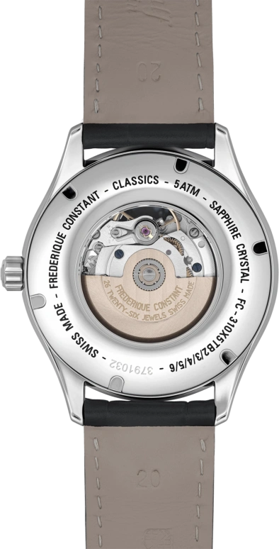 Frederique Constant,Slim Line 40mm,40mm,Stainless Steel,Silver,In-house Caliber,Sapphire,Crystal Glass,FC,FC-310MC5B6