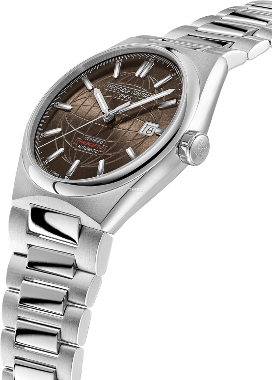 Frederique Constant,Highlife 39mm,39mm,Stainless Steel,Brown,Automatic,Day,38hours,FC,FC-303C3NH6B