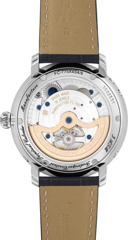Frederique Constant,Manufacture 42mm,42mm,Stainless Steel,Grey,In-house Caliber,Sapphire,Crystal Glass,Round,FC,FC-775G4S6