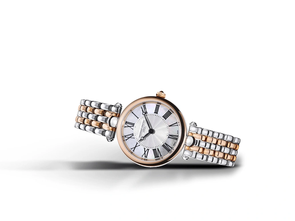 Frederique Constant,Classics 30mm,30mm,Stainless Steel,White,In-house Caliber,Sapphire,Crystal Glass,Round,FC,FC-200MPW2AR2B