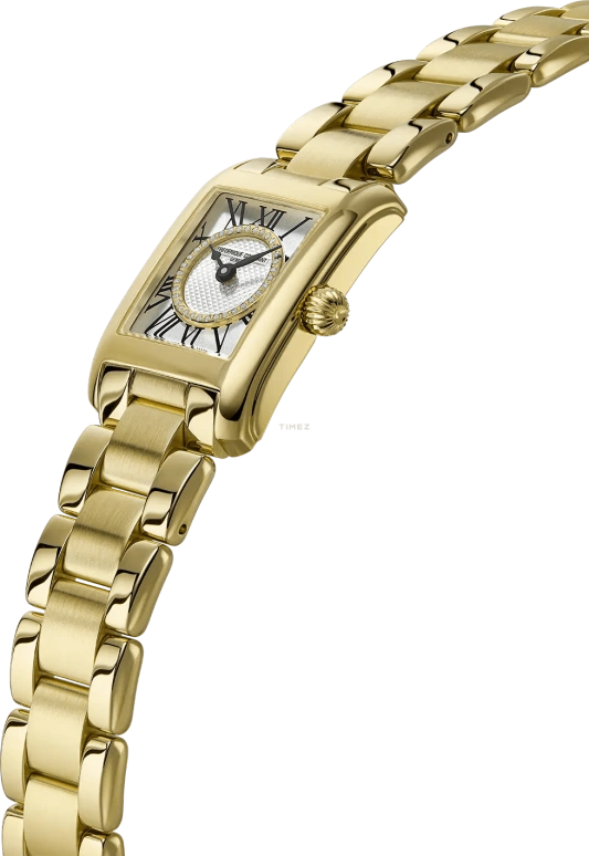 Frederique Constant,Classics 23x21mm,23x21mm,Stainless Steel,Silver,Quartz,Sapphire,Crystal Glass,Square,FC,FC-200MCDC25B