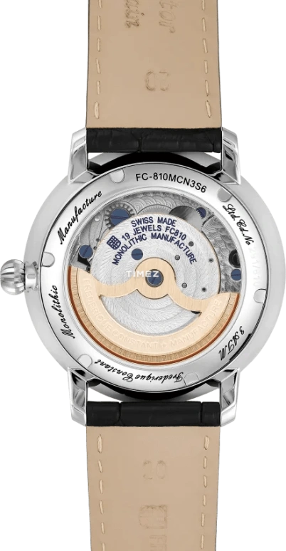 Frederique Constant,Slim Line 40mm,40mm,Stainless Steel,Silver,Automatic,Day,Sapphire,Crystal Glass,FC,FC-810MC3S6