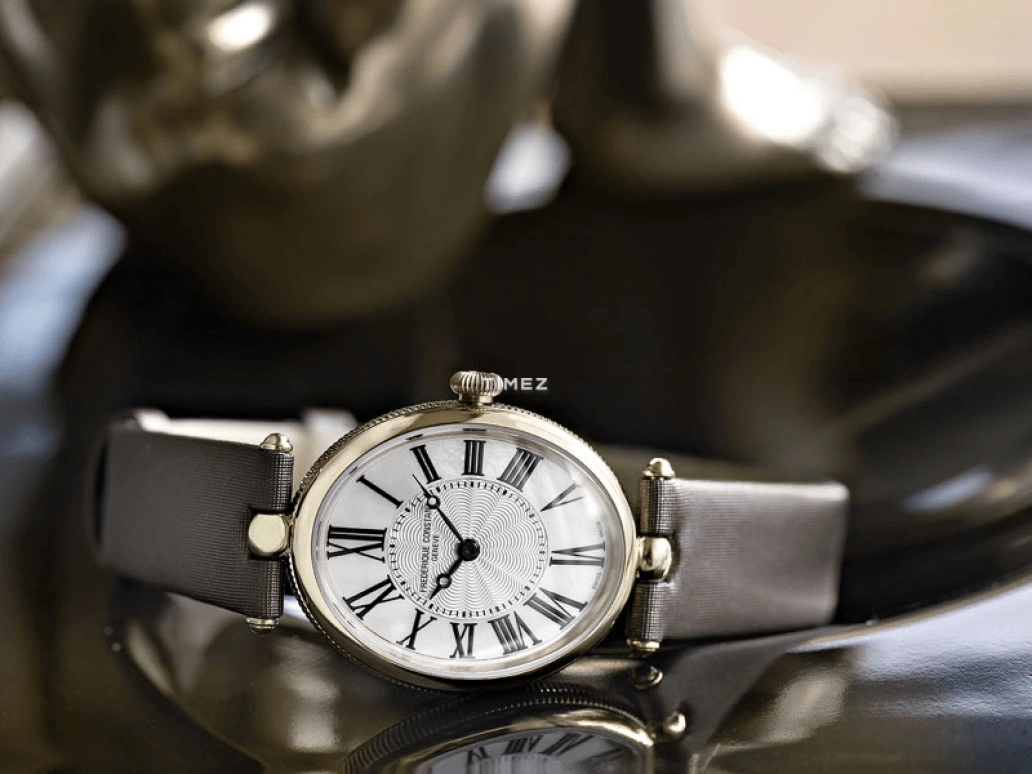 Frederique Constant,Classics 30x25mm,30x25mm,Stainless Steel,Silver,In-house Caliber,Sapphire,Crystal Glass,Oval,FC,FC-200MPW2V5B