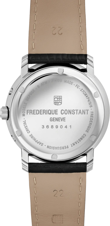 Frederique Constant,Classics 40mm,40mm,Stainless Steel,Silver,In-house Caliber,Sapphire,Crystal Glass,FC,FC-270SW4P6