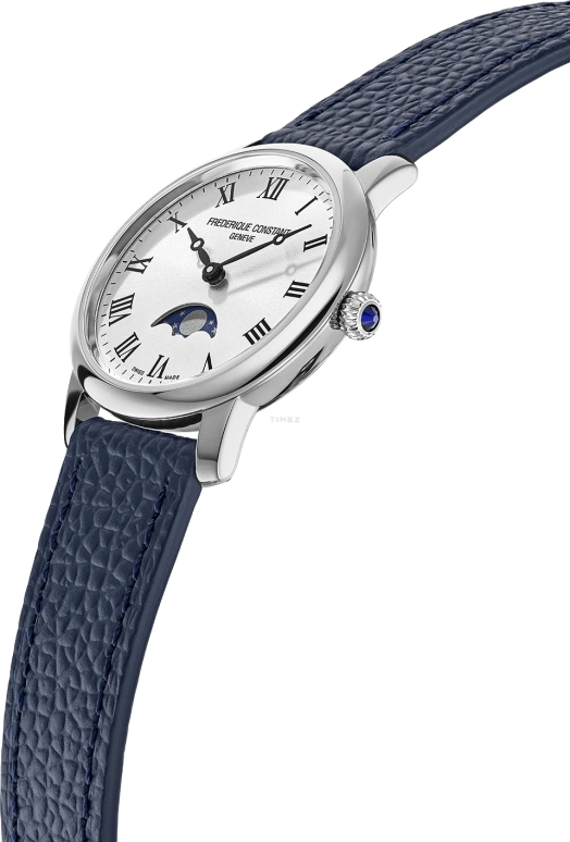 Frederique Constant,Classics 30mm,30mm,Stainless Steel,Silver,Quartz,Moonphase,In-house Caliber,FC,FC-206RS1S6