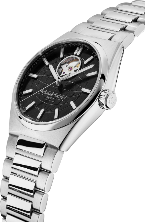 Frederique Constant,Highlife 41mm,41mm,Stainless Steel,Black,In-house Caliber,Sapphire,Crystal Glass,Round,FC,FC-310B4NH6B