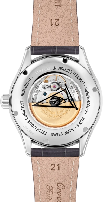 Frederique Constant,Classics 42mm,42mm,Stainless Steel,Black,Automatic,Day,Sapphire,Crystal Glass,FC,FC-303RMB5B6