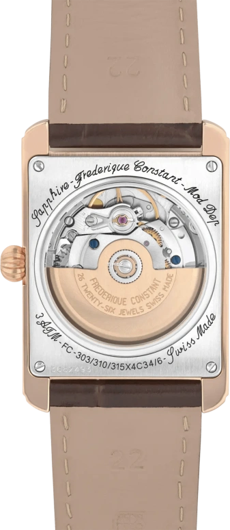 Frederique Constant,Classics 30.40x33.30mm,30.40x33.30mm,Stainless Steel,Silver,Automatic,Day,Sapphire,Crystal Glass,FC,FC-303V4C4