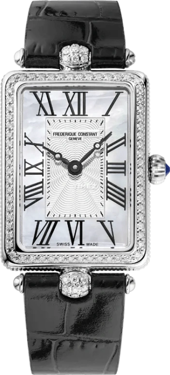 Frederique Constant,Classics 28x20.70mm,28x20.70mm,Stainless Steel,Silver,Quartz,Sapphire,Crystal Glass,Square,FC,FC-200MPW2ACD6