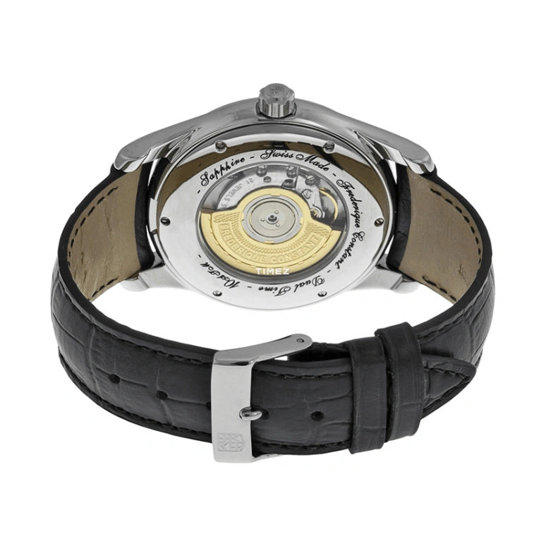 Frederique Constant,Other 43mm,43mm,Stainless Steel,Black,Automatic,Day,Big Date,FC,FC-325B6B6
