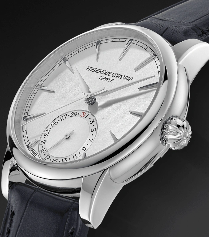 Frederique Constant,Manufacture 40mm,40mm,Stainless Steel,White,Automatic,Day,Round,FC,FC-706S3H6