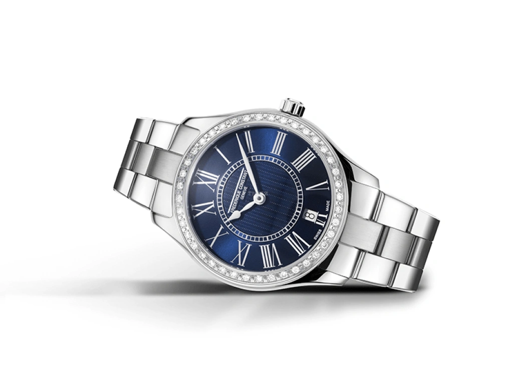 Frederique Constant,Classics 36mm,36mm,Stainless Steel,Blue,In-house Caliber,Sapphire,Crystal Glass,Round,FC,FC-220MN3BD6B