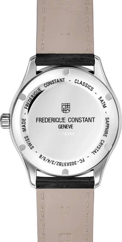 Frederique Constant,Classics 40mm,40mm,Stainless Steel,Silver,Automatic,Day,Sapphire,Crystal Glass,FC,FC-303MC5B6