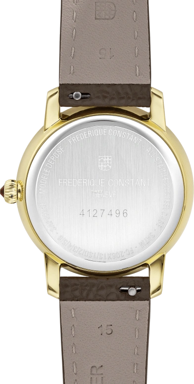Frederique Constant,Slim Line 30mm,30mm,Stainless Steel,Silver,Quartz,Moonphase,In-house Caliber,FC,FC-206RS1S5