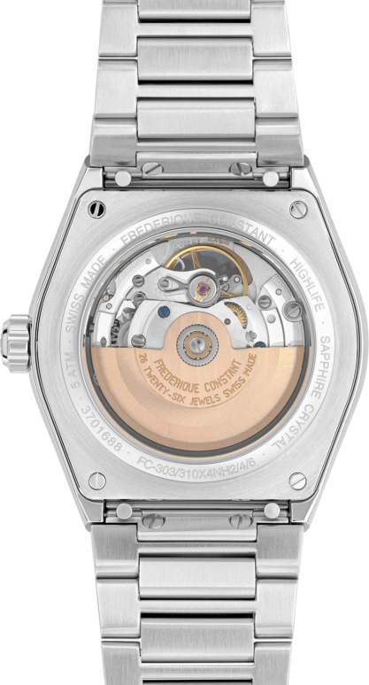 Frederique Constant,Highlife 41mm,41mm,Stainless Steel,Silver,In-house Caliber,Sapphire,Crystal Glass,FC,FC-310S4NH6B