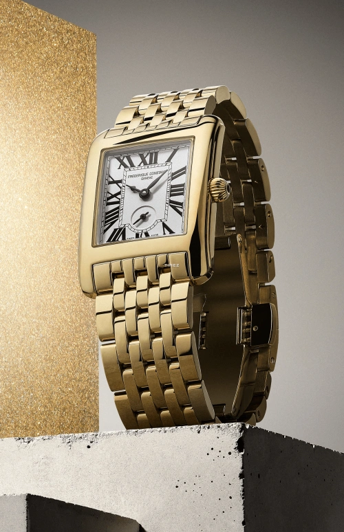 Frederique Constant,Classics 36x25.50mm,36x25.50mm,Stainless Steel,White,Quartz,In-house Caliber,Sapphire,Crystal Glass,FC,FC-235S2C5B